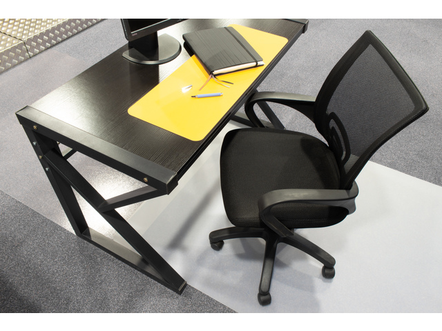 Bureaustoel Linea Felluca zwart met armleuning