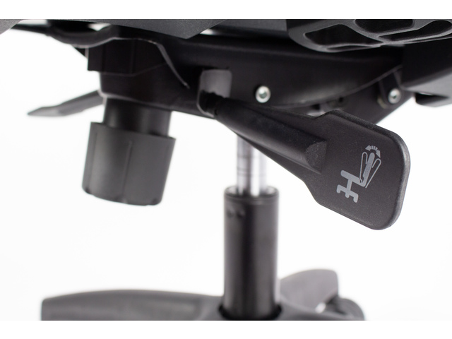 Bureaustoel Linea New Malice 01, zwart, met 1D armleuning