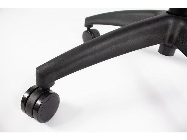 Bureaustoel Linea New Malice 01, zwart, met 1D armleuning