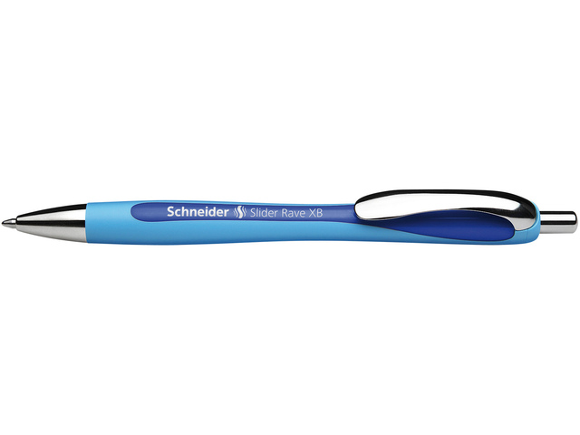 Schneider Balpen Slider Rave XB blauw, 1.4mm