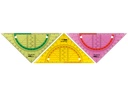 GEODRIEHOEK ARISTO GEOFLEX 14cm FLEXIBEL NEON KLEUREN