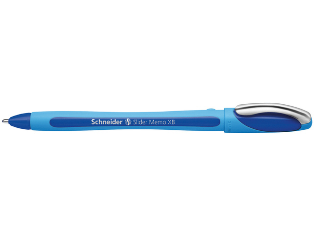 BALPEN BLAUW XB SLIDER MEMO SCHNEIDER