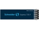 Balpenvulling Schneider-Parker Express 735  - zwart - fijn