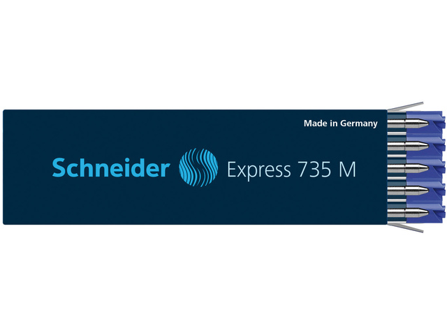 Balpenvulling Schneider-Parker Express 736 - blauw - medium