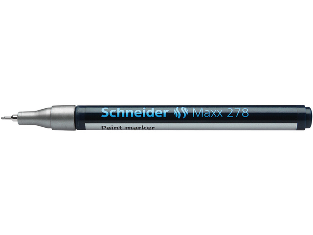 Lakmarker Schneider Maxx 278 0,8mm zilver