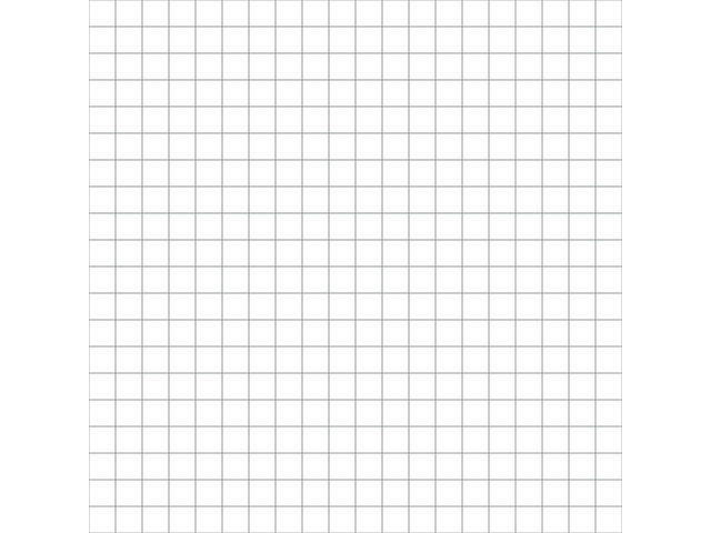 Bureauonderlegger Sigel wit geruit 59,5x41cm, 80 grams papier, 30 vel, ongedateerd