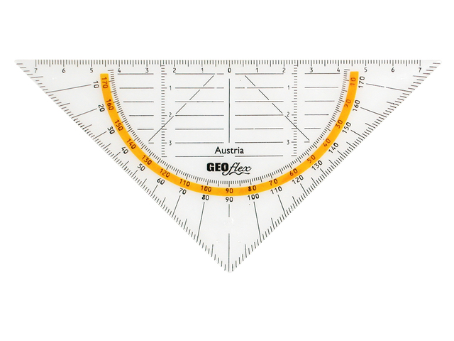 GEODRIEHOEK ARISTO FLEXIBEL 16CM