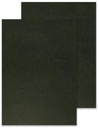 DEKBLAD A4 LEDERL ZWART 100X