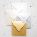 OMSLAGEN 20 STUKS  (140X140MM, PARELMOERWIT)