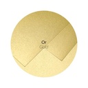 DUBBELE KAARTEN 25 STUKS (106X213MM, GOUD)