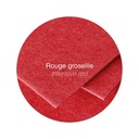DUBBELE KAARTEN 25 STUKS (135X135MM, ROOD)