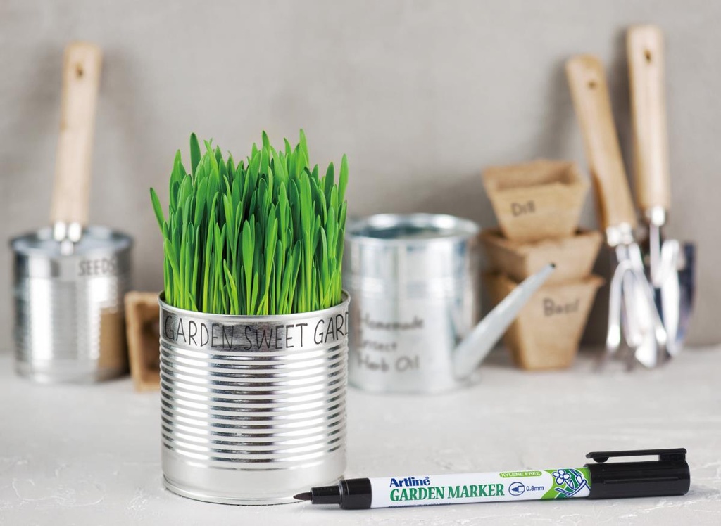 BLISTER GARDEN MARKER ZWART EK-780 ARTLINE