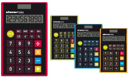 CLOVER POCKET COLOR REKENMACH.