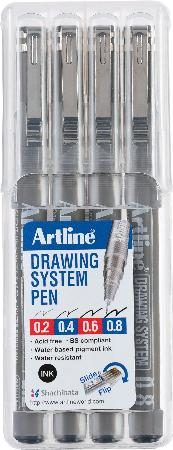 ETUI 4 FINELINERS 2/4/6/8