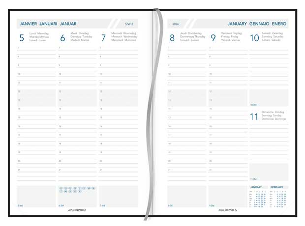 AGENDA UNIVERSE A5 WEEK/2BLZ