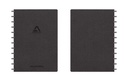 ADOC BUSINESS GERUIT- A4 - LEDER-LOOK MET ZWARTE RINGEN