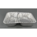 Alu bak 2 compartimenten - 1020ml - 100st