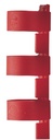 Bindrug GBC - 10mm - A4 - rood - 100st