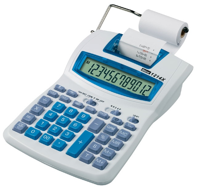 Rekenmachine + rol Ibico 1214X