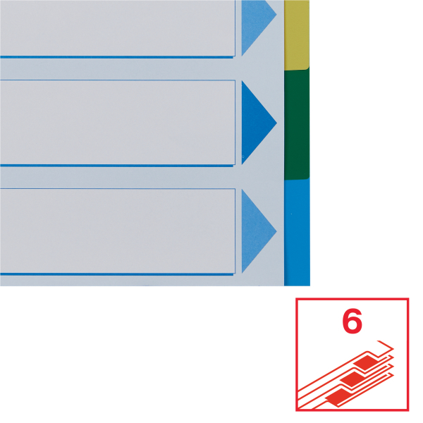 VERDEELKAARTEN KUNSTSTOF A4 (6)