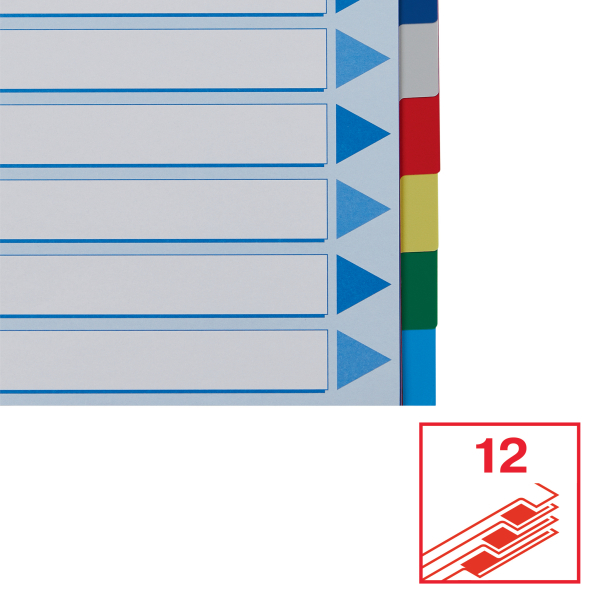 VERDEELKAARTEN KUNSTSTOF A4 (12)
