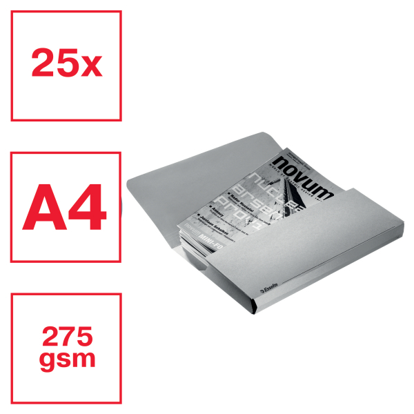 POCKET-FILE FOLIO (GEEL)