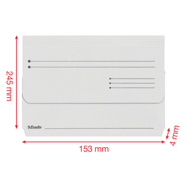 POCKET-FILE FOLIO (GEEL)