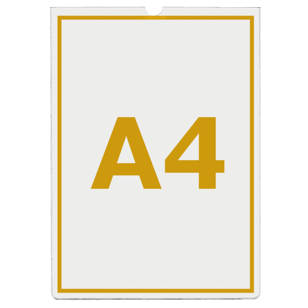 ABONNEMENTETUI PP TRANSARANT 100 STUKS (A4)