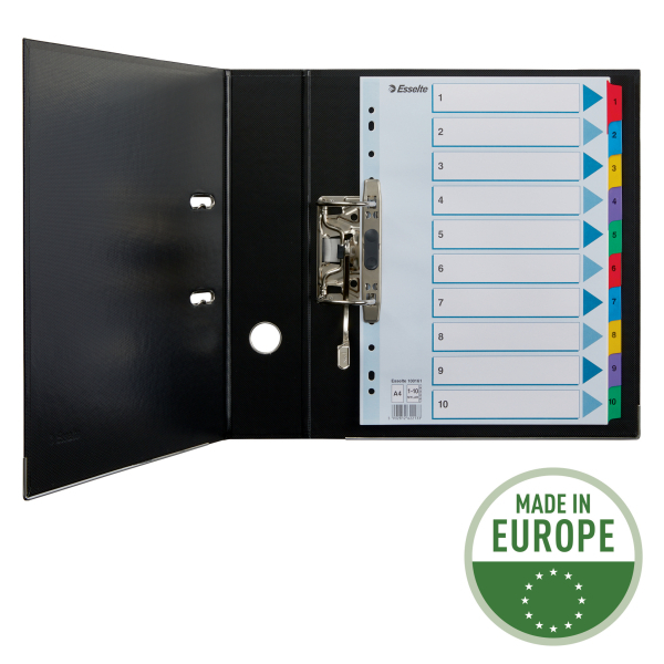 INDEX LUXE MYLAR PLUS A4 (CIJFERS 1-10)