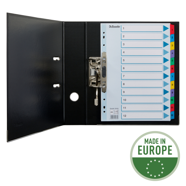 INDEX LUXE MYLAR PLUS A4 (CIJFERS 1-12)