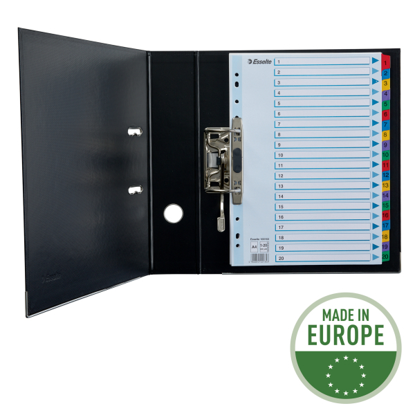 INDEX LUXE MYLAR PLUS A4 (CIJFERS 1-20)