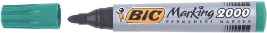 PERMANENT STIFT BIC (GROEN, RONDE PUNT)
