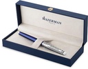 Waterman vulpen Hémisphère Deluxe Marine Blue met palladium detail