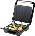 DOMO CONTACTGRILL INOX ZWART