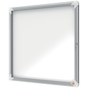 BUITENVITRINE DRAAIDEUR 6xA4 METAAL, 70x66x4.3cm