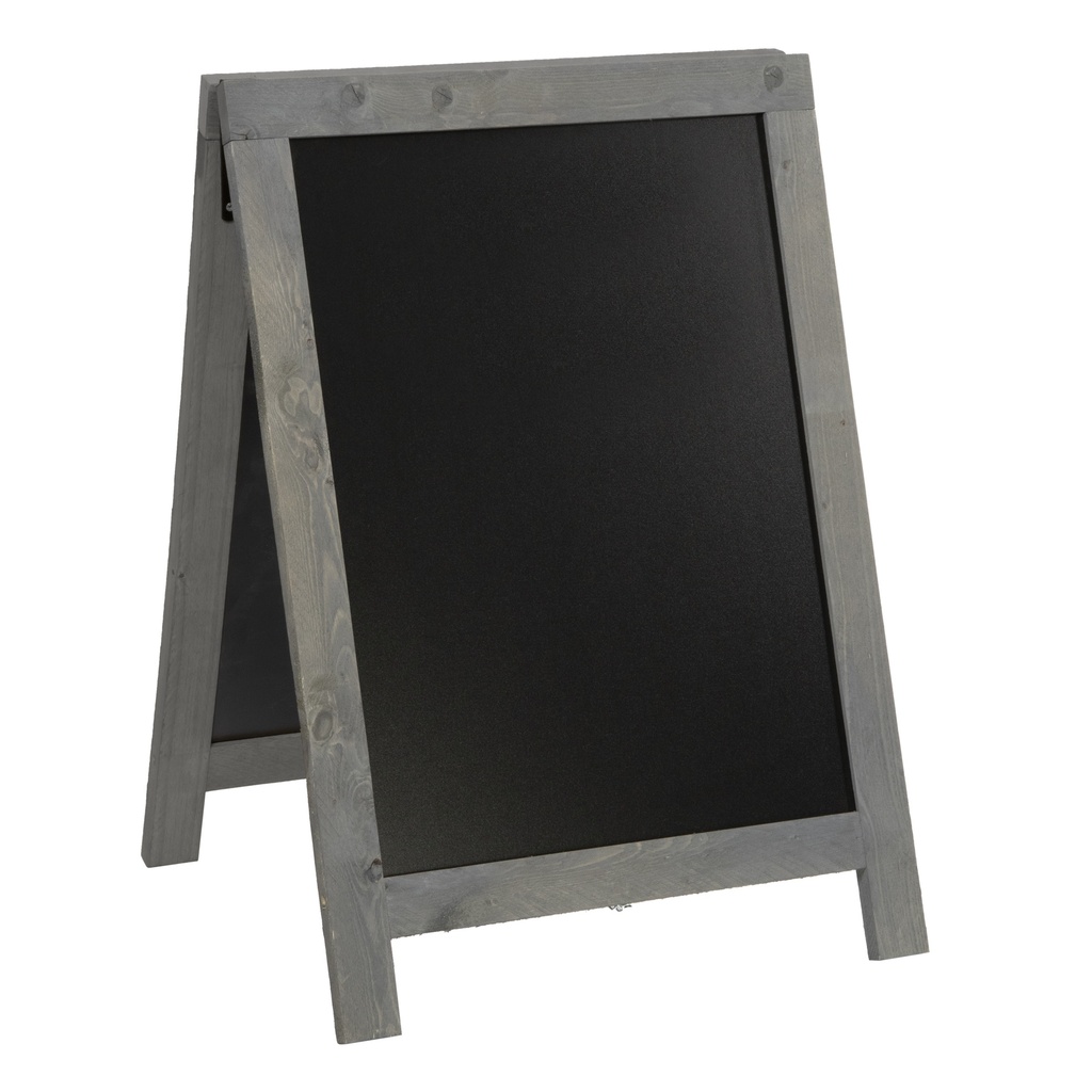 STOEPBORD DUPLO NATURE GREY 55X85