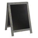 STOEPBORD DUPLO NATURE GREY 55X85