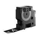 TAPE (24MMX7M, WIT-ZWART)