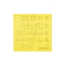 VOUWBLAADJES (12X12CM, 90 VELLEN)