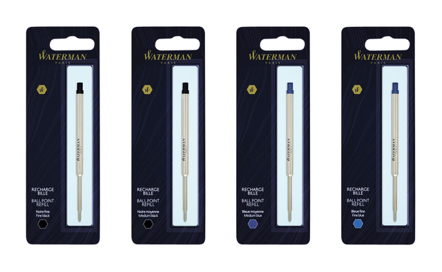 VULLING BALPEN WATERMAN (MEDIUM, ZWART)