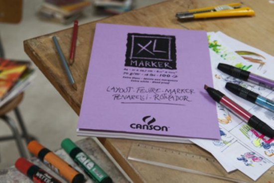 CANSON XL MARKER 70GR 100BLZ (A3)