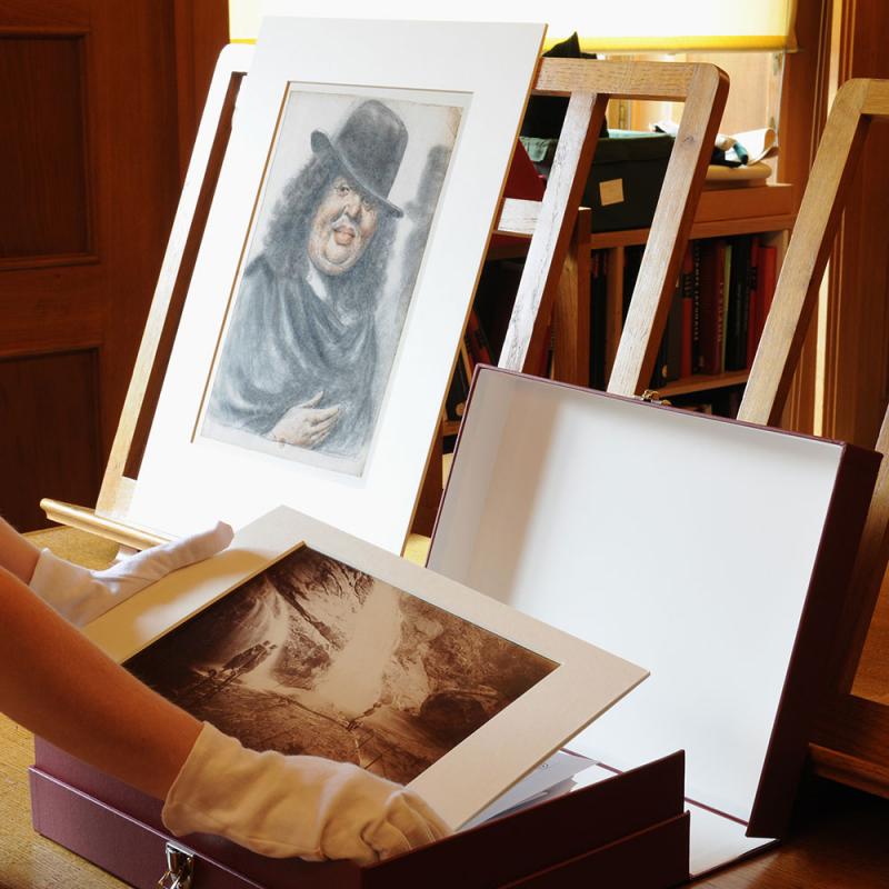 Conservatie karton Pure White 800 x 1200mm, 1.2mm dik