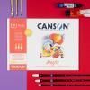 VEL CANSON ACRYLIC 50X65 400G CANVAS KORREL WIT