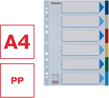 VERDEELKAARTEN KUNSTSTOF A4 (6)