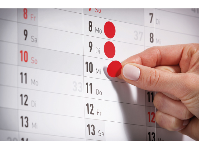 ZWECK ETIKETTEN (18MM, 96st (ROND), ROOD)