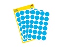 ZWECK ETIKETTEN (18MM, 96st (ROND), BLAUW)