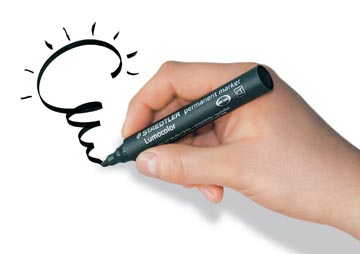 PERMANENTE MARKER (RONDE PUNT, ZWART)