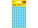 ZWECK ETIKETTEN (8MM (ROND), BLAUW)