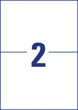 ZWECK WEERVASTE ETIKETTEN LASER (2/A4)