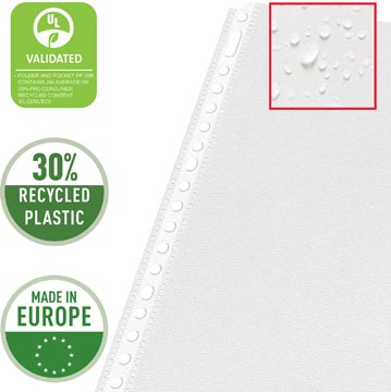 Esselte Geperforeerde showtas gekorreld, 80 micron